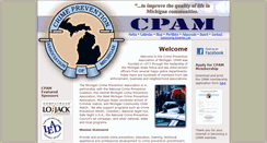 Desktop Screenshot of crimepreventionassociationofmichigan.org